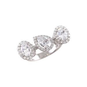 Halo Fancy cut Ring (헤일로 팬시컷 링)_Silver925