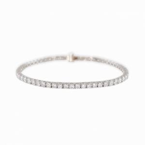 (3차오픈)LAB Diamond Tennis Bracelet (2.3mm 랩다이아몬드 테니스 팔찌)_Silver925
