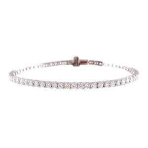 (3차오픈)LAB Diamond Tennis Bracelet (2.3mm 랩다이아몬드 테니스 팔찌)_Silver925