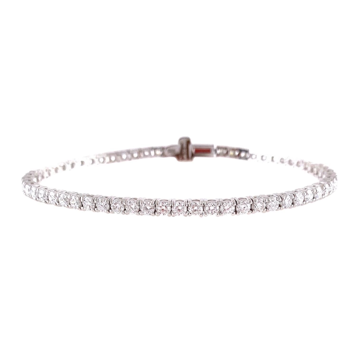 (3차오픈)LAB Diamond Tennis Bracelet (2.3mm 랩다이아몬드 테니스 팔찌)_Silver925