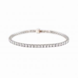 (3차오픈)LAB Diamond Tennis Bracelet (2.3mm 랩다이아몬드 테니스 팔찌)_Silver925
