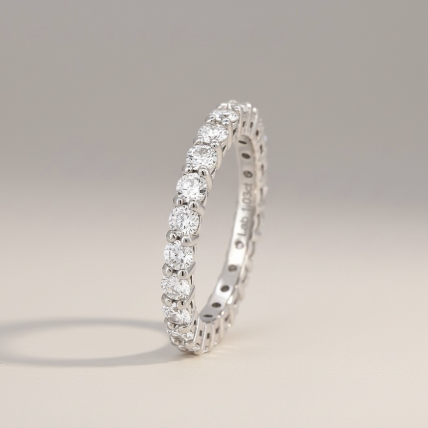 2.25mm Lab Grown Diamond Ring (2.25mm 랩그로운 다이아몬드 반지)_Silver925