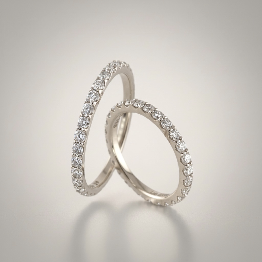 1.7mm Lab Grown Diamond Aroundring (1.7mm 랩그로운 다이아몬드 어라운드링)_Silver925