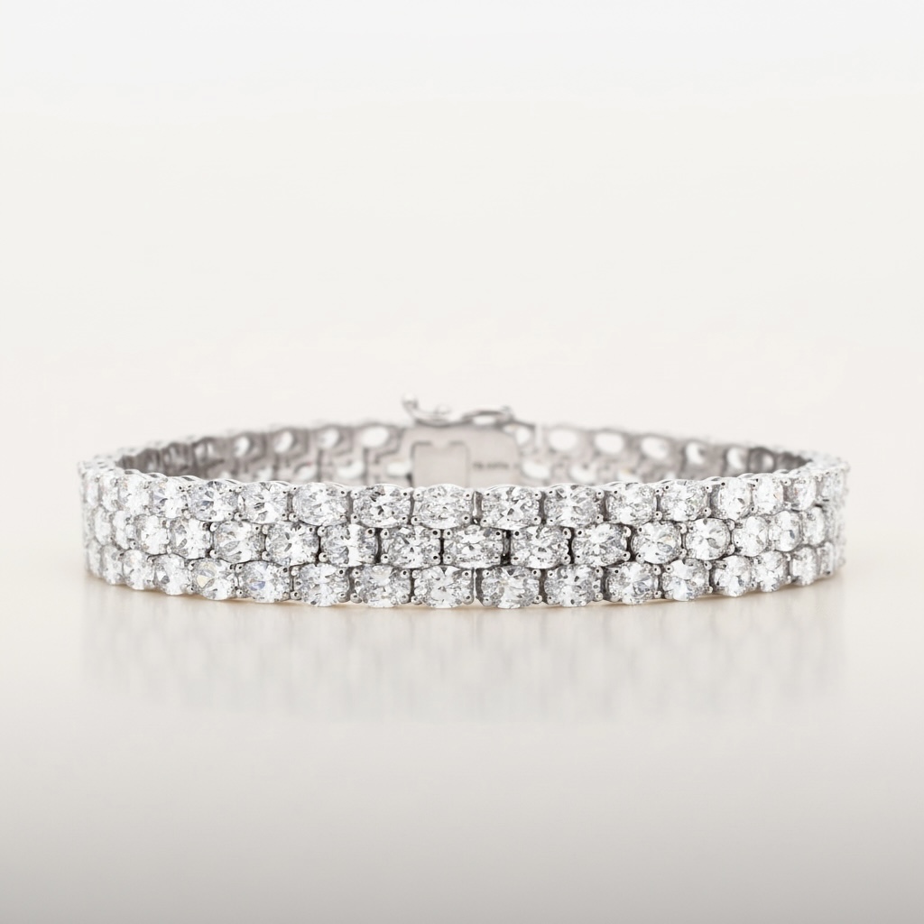 Lumi&egrave;re Tennis Bracelet (루미에르 테니스 팔찌)_Silver925