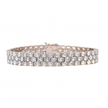 Lumi&egrave;re Tennis Bracelet (루미에르 테니스 팔찌)_Silver925