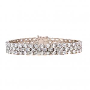 Lumi&egrave;re Tennis Bracelet (루미에르 테니스 팔찌)_Silver925