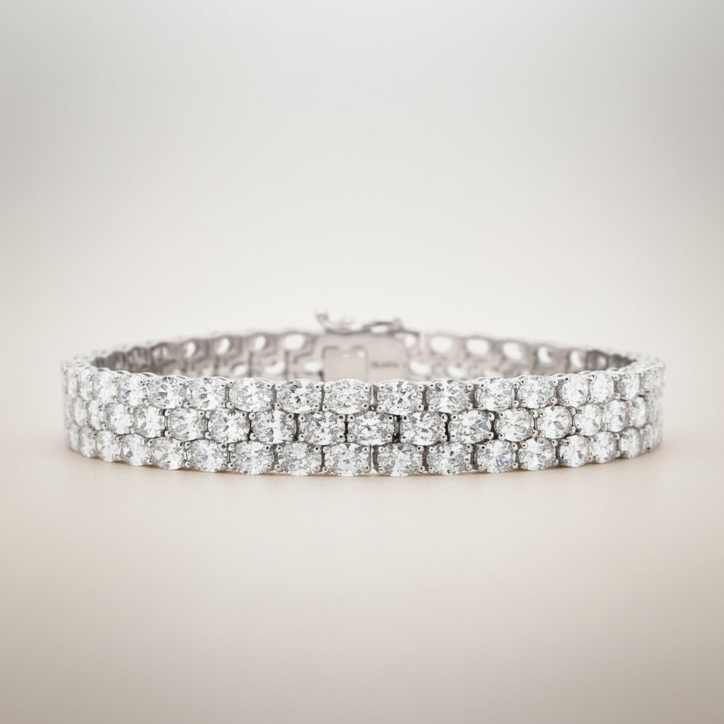 Lumière Tennis Bracelet (루미에르 테니스 팔찌)_Silver925