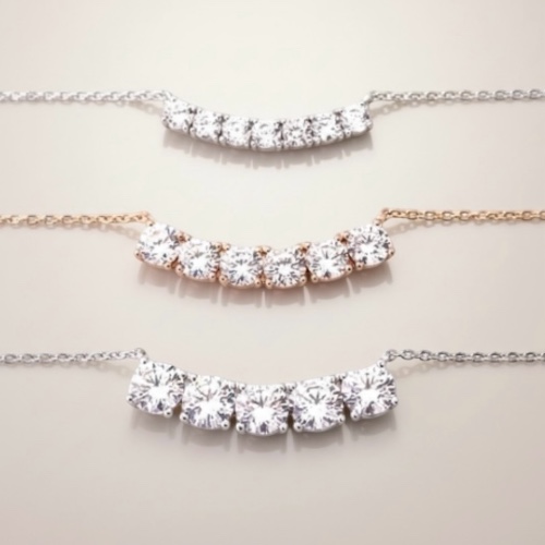 Lab Grown Diamond Shine Necklace (랩그로운 다이아몬드 샤인네크리스) _K14Gold