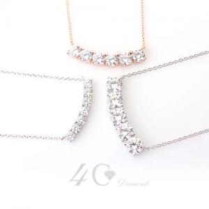 Lab Grown Diamond Shine Necklace (랩그로운 다이아몬드 샤인네크리스) _Silver925