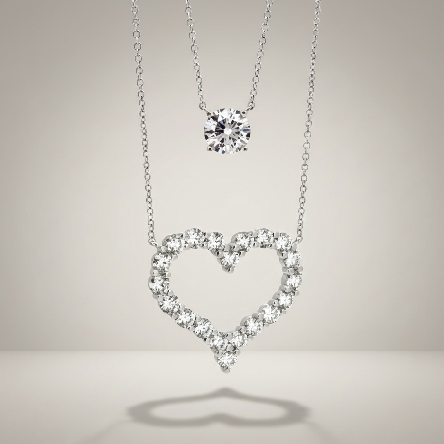 1ct & Love Bloom Lab Grown Diamond Necklace(선택) _K14Gold