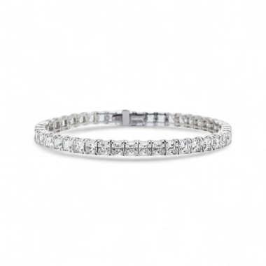 Princess Glow Tennis Bracelet (프린세스 글로우 테니스 브레이슬릿)_Silver925