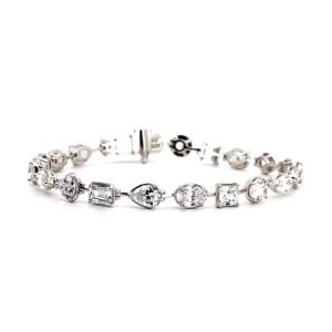 멀티 팬시컷 브레이슬릿 _Silver925