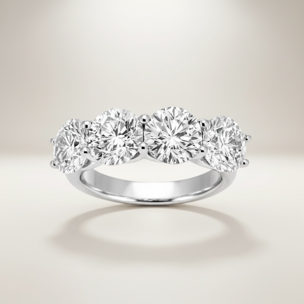 1ct*4PS Signature Line Ring_ K14GOLD