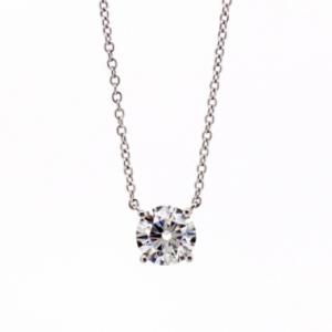 1ct Lab Grown Diamond Necklace(선택) _K14Gold