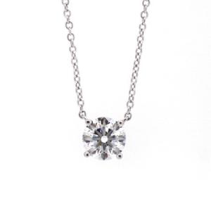 1ct Lab Grown Diamond Necklace(선택) _K14Gold