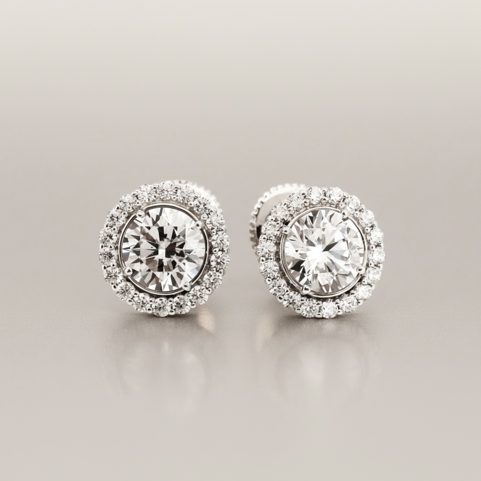 Celeste Radiance Stud Earring (셀레스트 래디언스 스터드 이어링)_Silver925