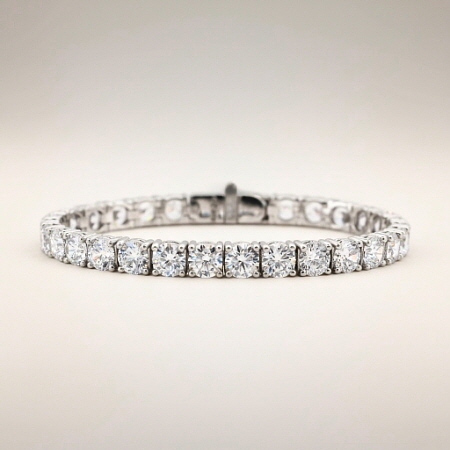 5부 Size(5.0mm) Tennis Bracele(5부 사이즈 테니스 팔찌)_Silver925