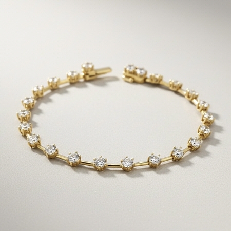 Rael Bracelet ( Premium CZ / Lab Grown Diamond)_Silver925