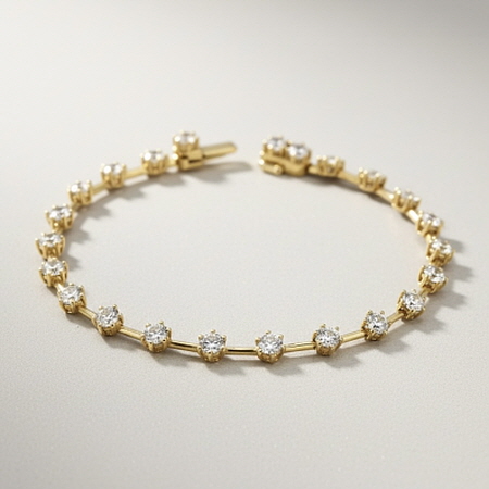 Rael Bracelet ( Premium CZ / Lab Grown Diamond)_Silver925