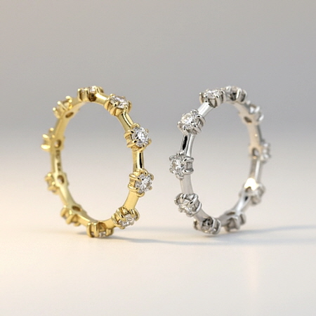 Rael Ring (라엘링_ Premium CZ / Lab Grown Diamond)_Silver925