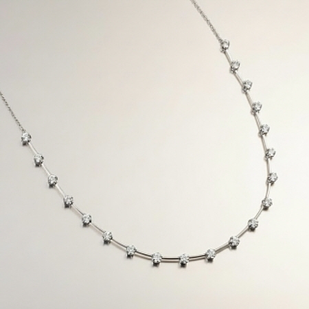 Rael Necklace ( Premium CZ / Lab Grown Diamond)_Silver925