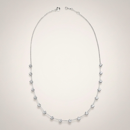 Rael Necklace ( Premium CZ / Lab Grown Diamond)_Silver925