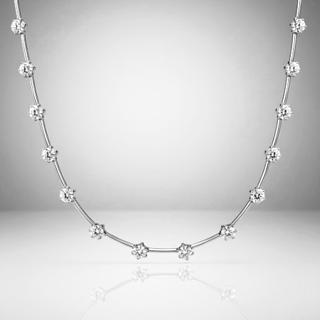 Rael Lab Grown Diamond Necklace_K14Gold