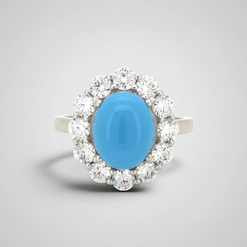 Lucky Turquoise Ring (럭키 터쿼이즈 링)_Silver925