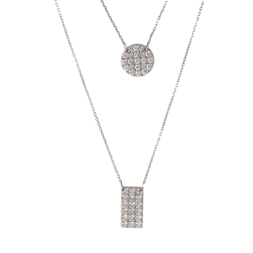 Layered Long Necklace (레이어드 롱 네크리스)_Silver925