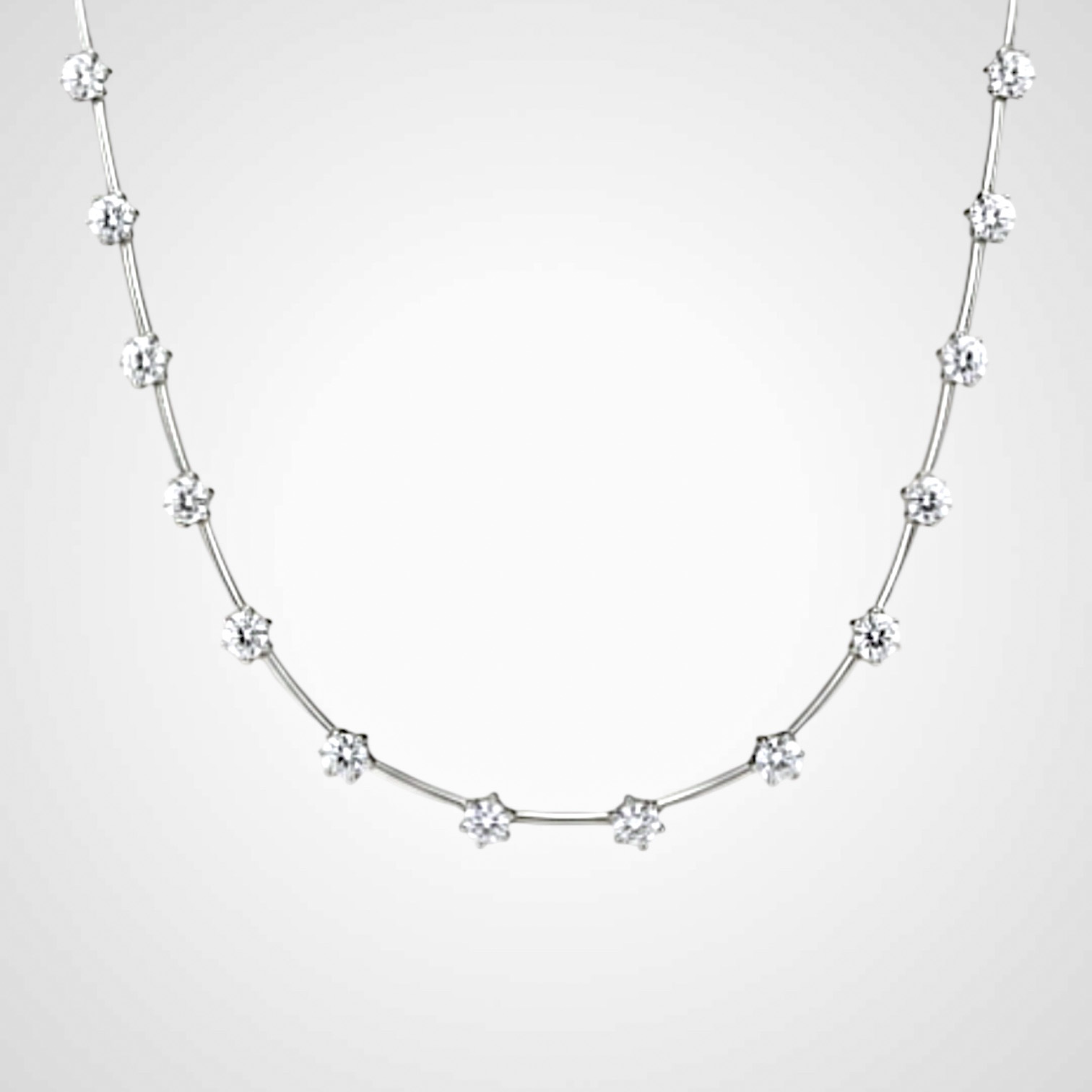 Rael Necklace ( Premium CZ /Silver925)