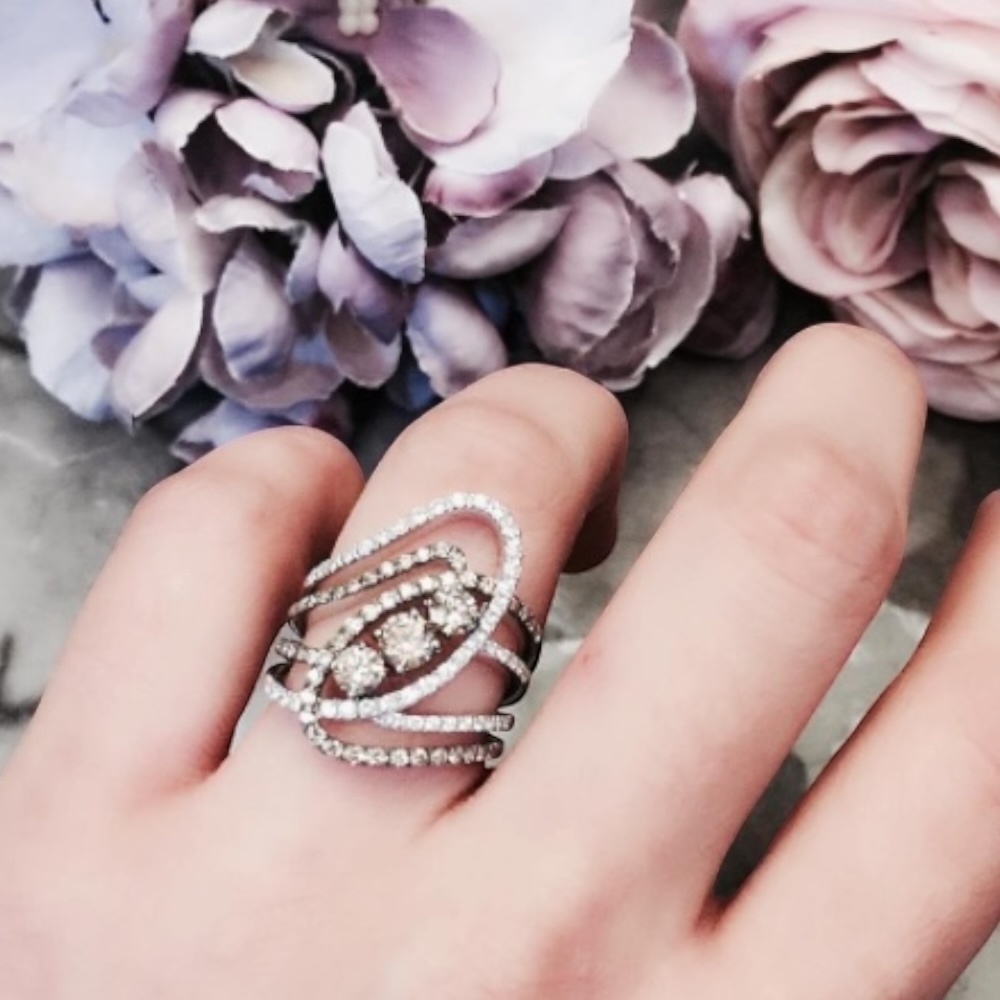Brown Diamond Ring