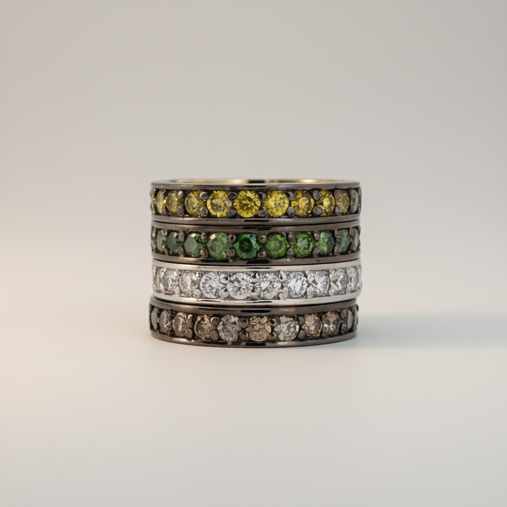 Color Diamond Ring
