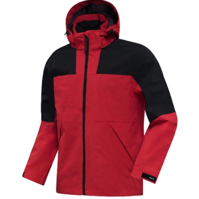 후드배색 고탄력 필름 자켓 바람막이(4COLOR)