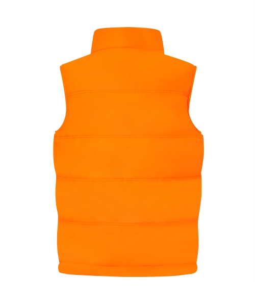 양면패딩조끼 형광오렌지X블랙