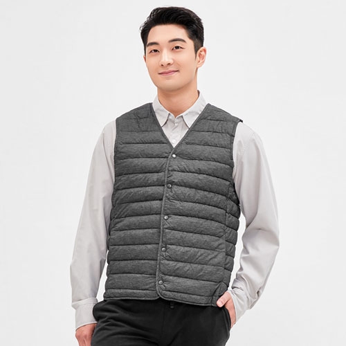 SBL-290W V넥 라이트 패딩 조끼 (3COLOR)