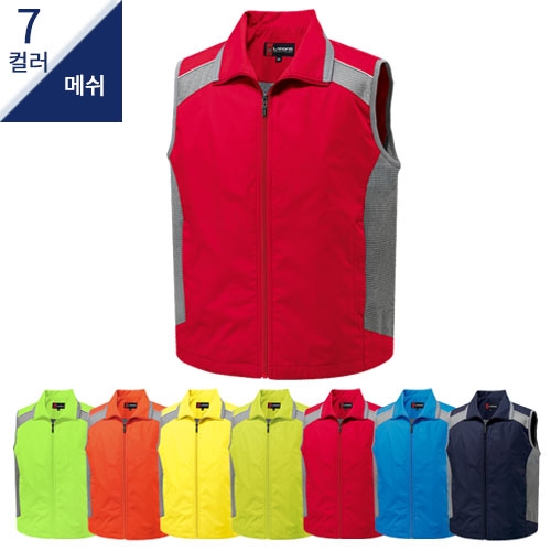 SBL-2370 카라 망사 조끼 (7COLOR)