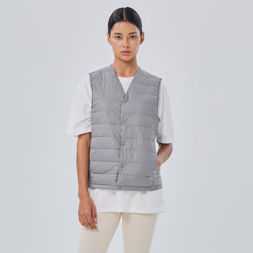 SBD-2931W 다운 보카시 패딩 조끼 (5COLOR)