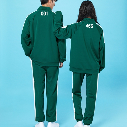 오징어게임 트레이닝복 반티 그린(+나그랑티셔츠)+그린명찰