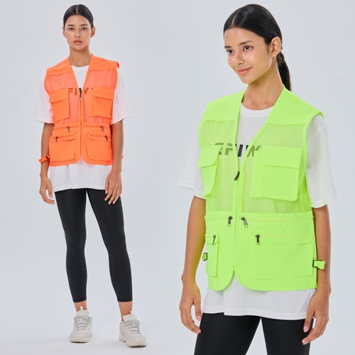 SBD-2110 6포켓 타스란 반사 조끼 (9COLOR)