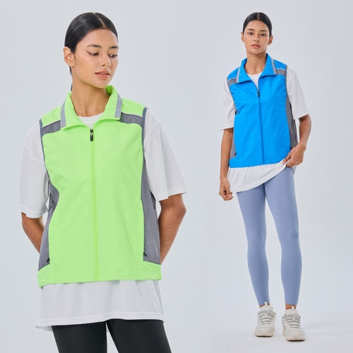 SBD-2151 카라 망사 조끼 (4COLOR)