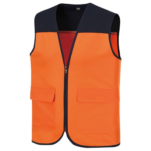 SBD-2330 타스란 배색 조끼 (5COLOR)