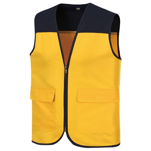 SBD-2330 타스란 배색 조끼 (5COLOR)