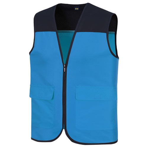 SBD-2330 타스란 배색 조끼 (5COLOR)