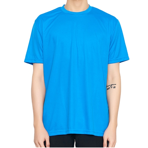 에어로쿨 라운드 반팔 쿨론티 회사 학교 교회 동호회 단체복 제작 가능(16COLOR)