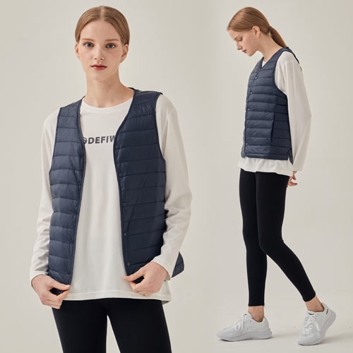 SBD-2930W 다운 브이넥 조끼 (4COLOR)