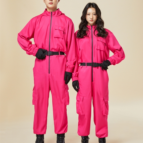 오징어게임 감독자 관리자 핑크점프수트