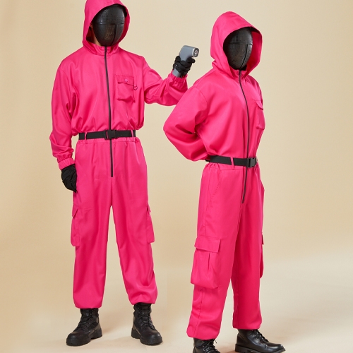 오징어게임 감독자 관리자 핑크점프수트