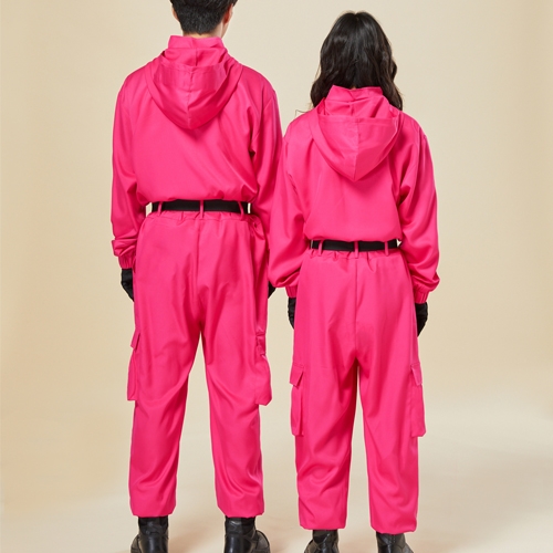 오징어게임 감독자 관리자 핑크점프수트