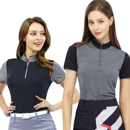 SBN-154 스판덱스 여성 반집업 (3COLOR)