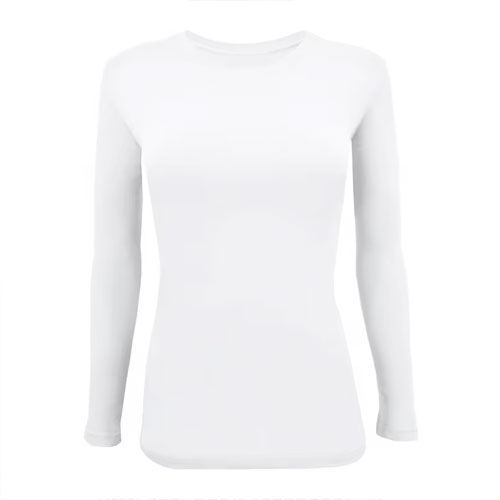 SBN-126/127 냉감 라운드 긴팔 (WHITE)